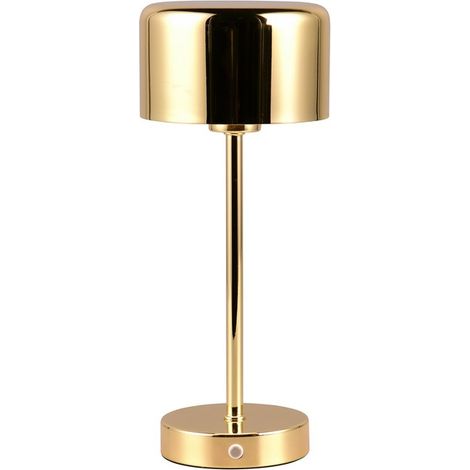 Lampe de table sans fil en laiton poli LED 1,5 W dimmable USB-C KARYA RL (1/5)