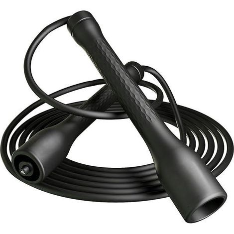 Corde à Sauter - 5 mm - PVC avec Âme en Coton - Poignées Antidérapantes en PP - Réglable jusqu'à 3 m - Pour Débutants et Sportifs Confirmés (1/4)