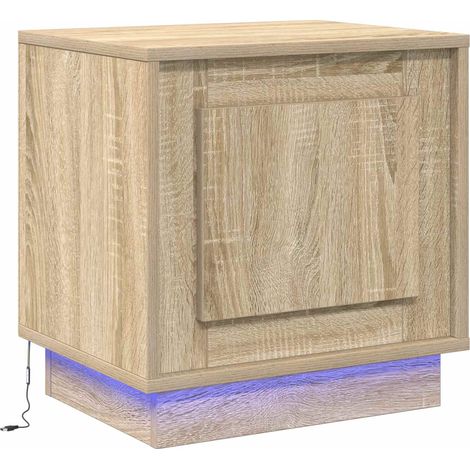 Maison Exclusive - Nachttisch Sonoma-Eiche 44 x 34,5 x 45 cm Holz