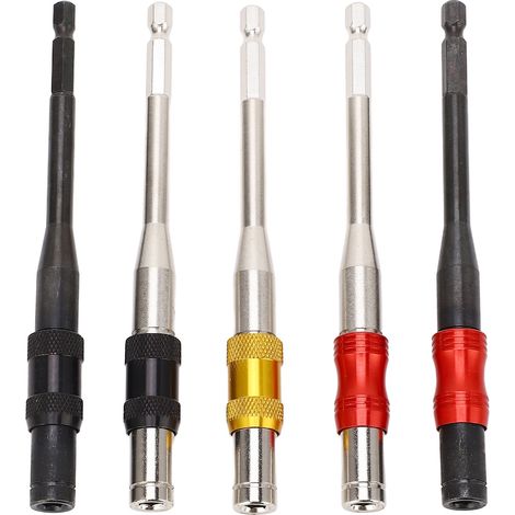 Rallonge de foret magnétique à tige hexagonale 1/4 po (5 pièces) - 145 mm