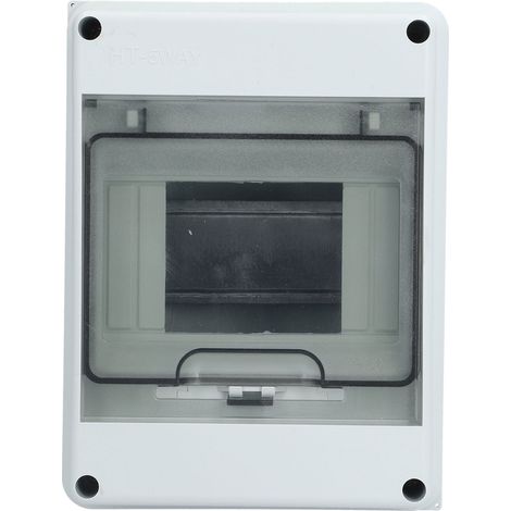 Coffret de protection transparent étanche pour tableau électrique, boîtier en plastique pour disjoncteur, usage intérieur (1/5)