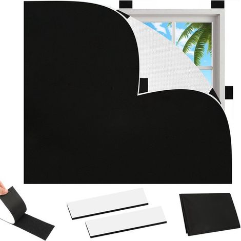 Tela opaca con velcro - 100 x 145 cm (1/5)