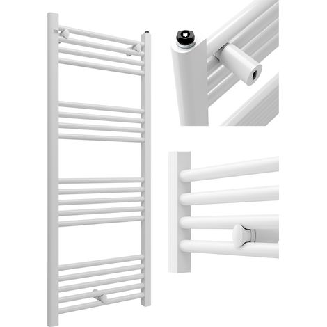 Radiateur Salle de Bain Granitan Puerto 50x120 cm Blanc Chauffage Échelle 511W (1/5)