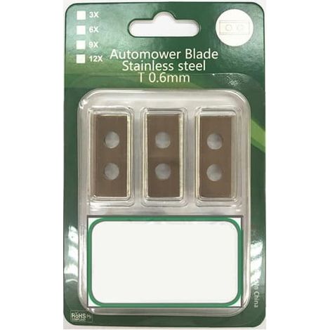 Kit 9 cuchilla robot-tondeuse et tornillo HUSQVARNA 5228516-02 - 522851602
