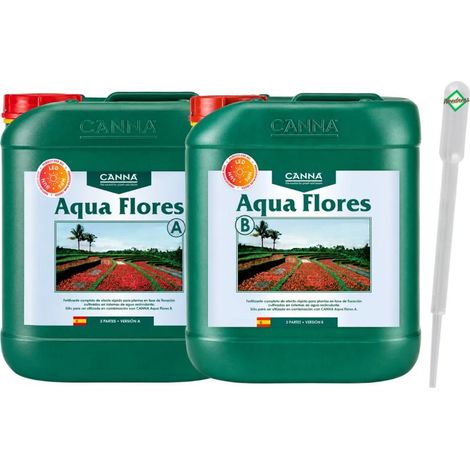 Canna Aqua Flores A B 5 L engrais de floraison culture hydroponique engrais pour plantes (1/5)