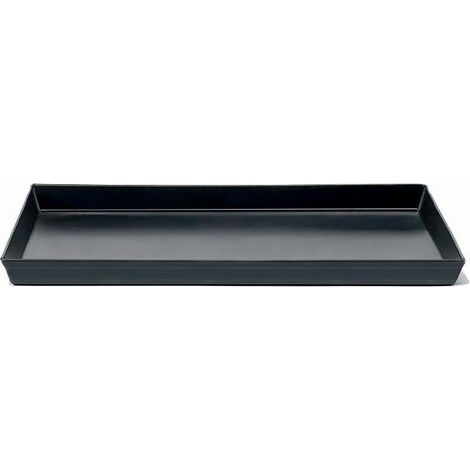 Teglia rettangolare Professionale in Ferro Blu cm 50x20H2 Cottura Uniforme FORNO Croccante Senza Rivestimenti Chimici Spessore 0.8mm ristorante pizzeria panifici pasticcerie (1/5)
