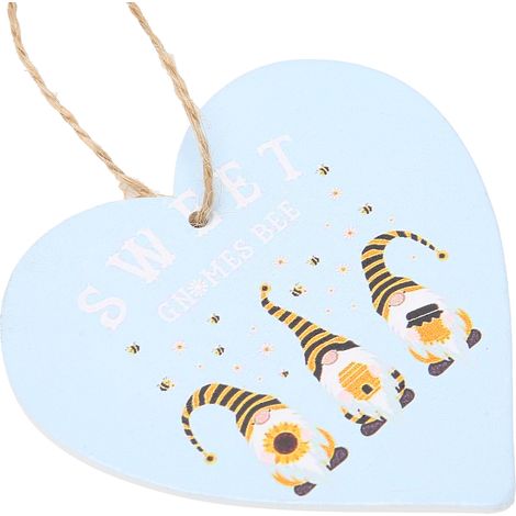 Pendentif en forme de cœur fabriqué à partir de copeaux de bois – Idées de bricolage pour la décoration de mariage (bleu) (1/5)