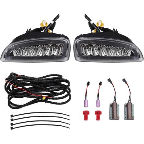 1 Paar LED-Tagfahrleuchten für die vordere Stoßstange (DRL), Blinker, Nebelscheinwerfer für Porsche Cayenne 957 9PA 2006-2010 (1/5)