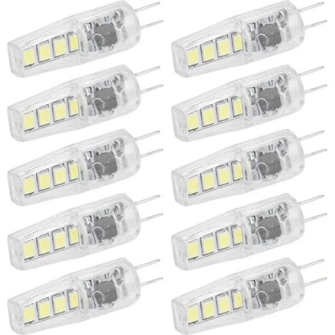 Ampoule G4 8LED pour Bureau à Domicile 220V - Lampe PC Respectueuse de l'environnement - Ensemble de 10 Pièces (lumière Odipie (1/4)