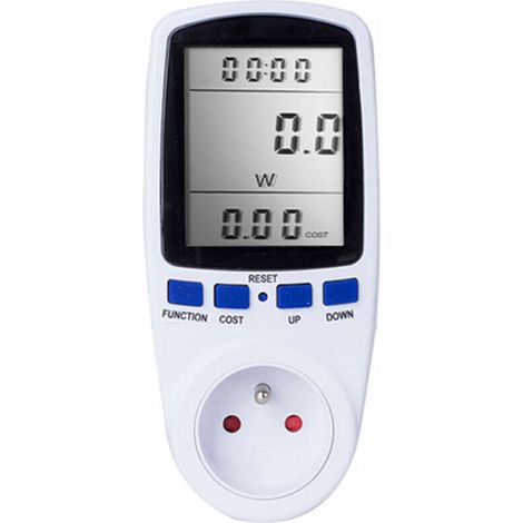 MSBD Compteur d'énergie LCD numérique wattmètre dispositif de surveillance puissance électricité Kwh analyseur de mesure de puissance (1/5)