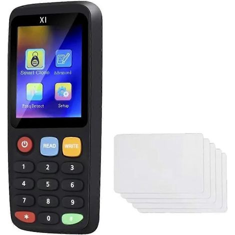 Décodeur/duplicateur/lecteur/graveur de puces intelligentes RFID X7 NFC + copieur d'étiquettes de cartes 5XUID 125 kHz 13,56 MHz, clonage de badges et jetons (1/5)