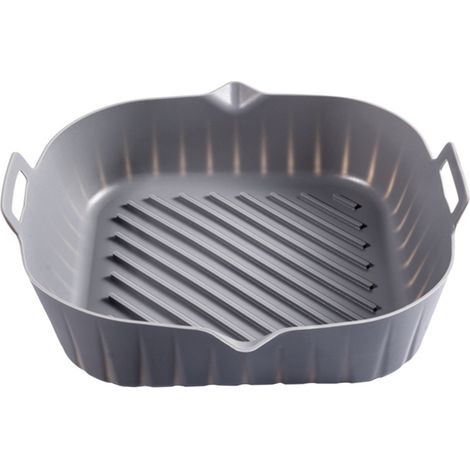 Plaque silicone friteuse air, tapis cuisson antiadhésif réutilisable durable (1/4)