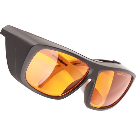 Lunettes de protection laser en plastique pour applications fibre optique (longueur d'onde 190-500 nm) (1/5)