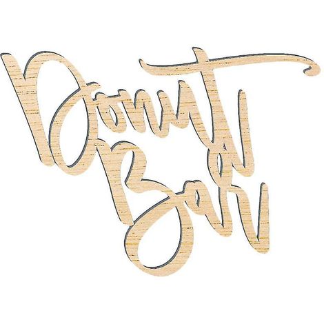 Panneau publicitaire pour bar à donuts (1 pièce) (1/3)