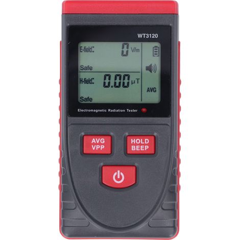 Détecteur de champ électromagnétique haute précision avec écran LCD pour appareils électriques (1/5)