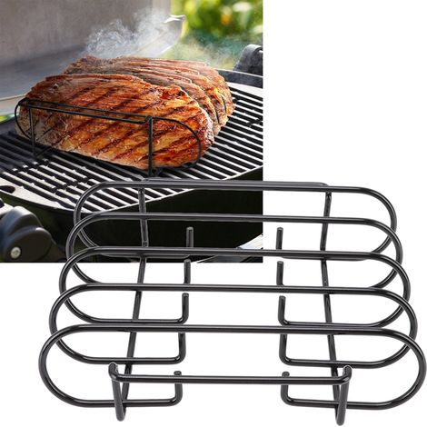 Grille portable pour côtelettes d'agneau, steaks et poulet peinture antiadhésive en fer. (1/5)