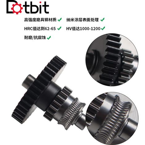 Anycubic Kobra 3 Extruder Hardened Steel Nano-Coated Integrated Gear Assembly (3D Printer Accessory) (1/4)