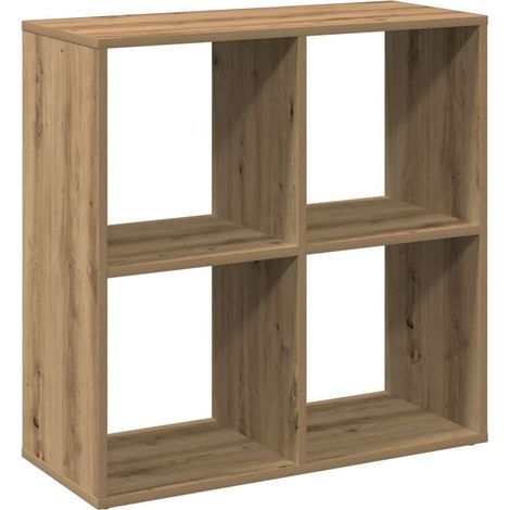 Maison Exclusive - Raumteiler-Bücherregal Artisan-Eiche 69,5x29x6