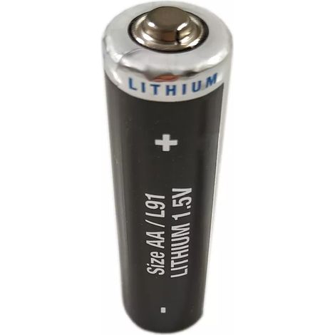 Pile lithium AA (L91) professionnelle