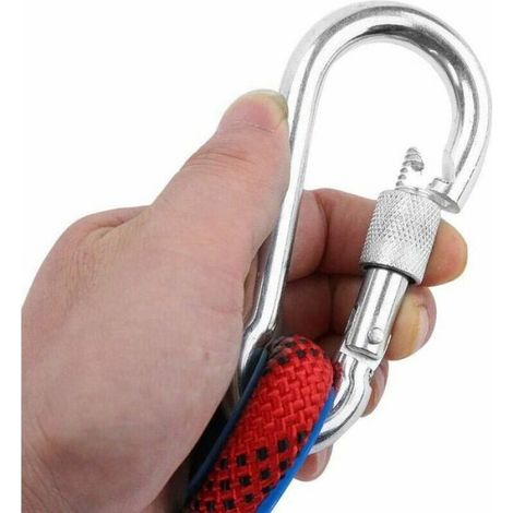 Corde D'Escalade - 10 M - Diamètre 12 Mm - Nylon Polyester - Pour Escalade Camping Spéléologie - 1 Pièce (1/4)
