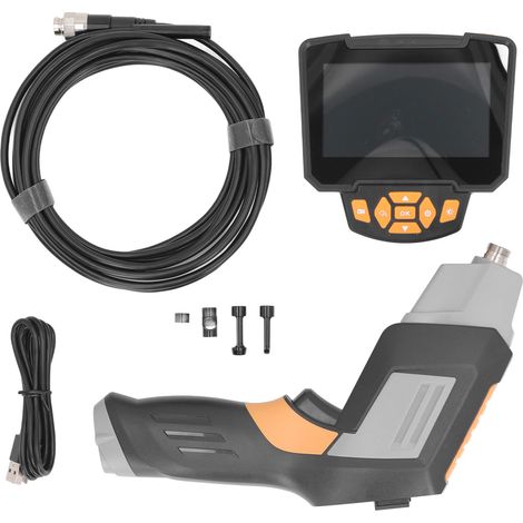 GARRYFIZH Endoscope d'Inspection Numérique Industriel, Caméra Serpent HD Pivotante pour Maintenance Véhicule, Longueur 10 Mètres (1/5)