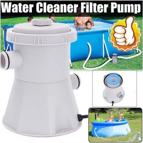 Filtre de remplacement pour pompe de piscine – Élément filtrant efficace – Facile à nettoyer – Maintient un débit constant d’eau claire – Pour piscine hors sol, bassin à poissons – Installation simple (1/4)