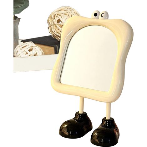 Miroir de bureau Léger et réglable – Miroir de table pour chambre à coucher, dortoir, table quotidienne, salle de bain, femme, mère, adolescente (1/5)