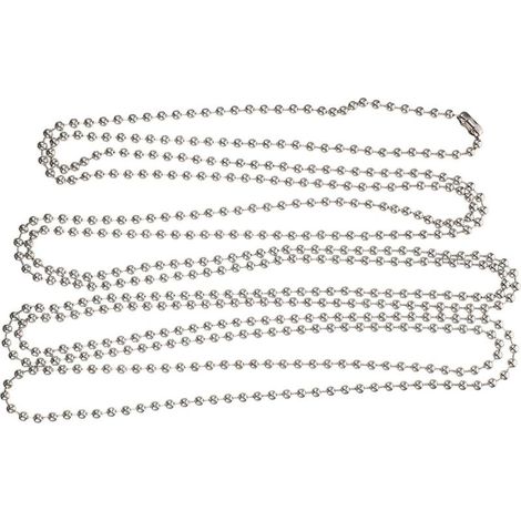 25 m lange Metallkette für Rollos, 3 mm Edelstahl-Ersatzkugeln (1/5)
