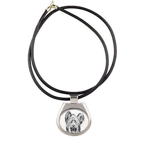 Skye Terrier - collar con colgante de foto personalizado, collar único para mujeres y hombres de Art-Dog (1/5)