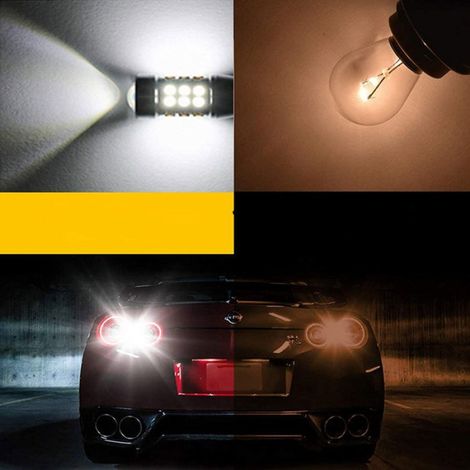 Ampoule LED T15 W16W 12 V-24 V 921 912, 800 lm, blanc 6 500 K, pour feux de recul et de stationnement (lot de 2) (1/3)