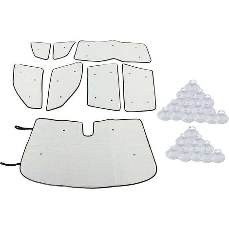 8-teiliges Auto-Sonnenschutzset für X3 E83 2006-2010, Hitzeschutz für Windschutzscheibe und Seitenscheiben, Auto-Sonnenschutzsets mit Saugnäpfen, Hitze- und UV-Schutz, Innenraumzubehör. (1/5)