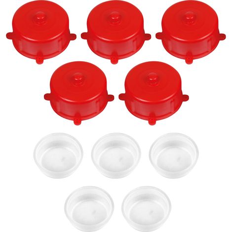 Set 5 tappi e sottotappi per taniche in plastica (1/2)