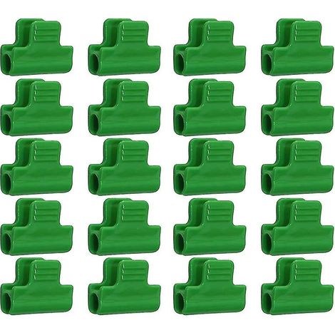 Attaches pour serre, paquet de 20 clips de fixation pour film de serre, plastique laminé (1/5)