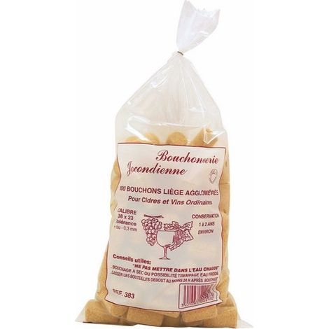 Bouchons X100 Agglo 38x23 1-3a - Bouchonnerie Jocondienne