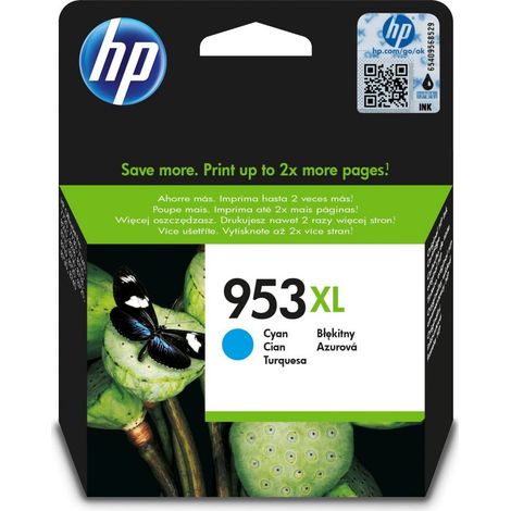 Hewlett Packard HP F6U16AE / 953XL Original Druckerpatrone Cyan (F6U16AEBGX) (1/5)