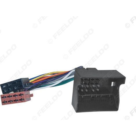 Compatible avec le câble d'alimentation et le fil de queue du lecteur CD d'origine Ford (norme ISO) pour la modification audio de voiture (conversion de haut-parleurs).