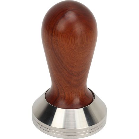 Tasseur à café avec manche en bois amovible, poignée ergonomique et facile à nettoyer, marteau à café moulu pour la préparation du café, 53 mm (1/5)