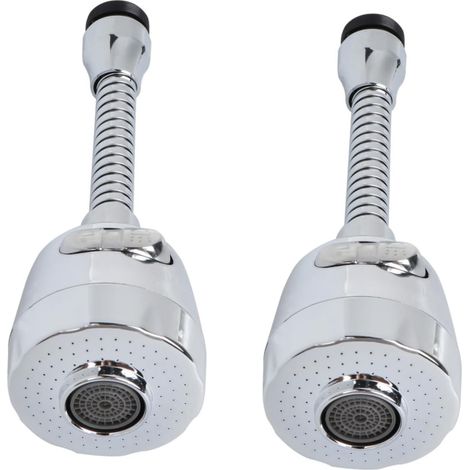 2 pièces Rallonge Robinet Acier Inoxydable Embout (1/5)