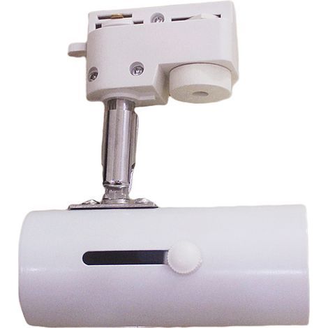 Porta faretto a binario LED E27 regolabile – attacco rinforzato a 3 fili, bianco, 220V per illuminazione interna (1/4)