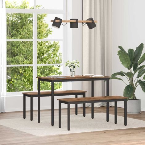 vidaXL panchina Legno vecchio 110 x 35 x 45 cm Legno multistrato