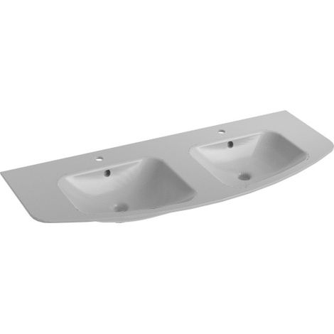 Classico Mineralguss Doppelbecken grau-metallic"-"7968412 (1/2)