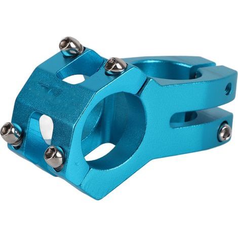 31,8 mm Mountainbike-Lenker aus Aluminiumlegierung, fester Vorbau, Fahrradzubehör (Blau) (1/5)