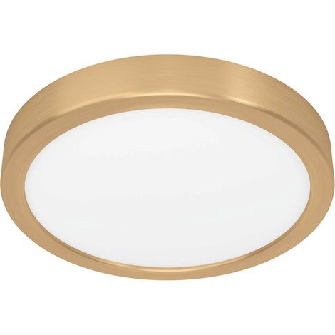Plafoniera Moderna Fueva 5 Acciaio Ottone Led Integrato 17W 3000K Ip20 (1/4)