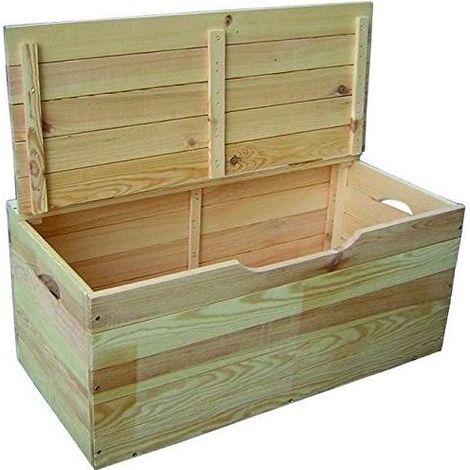 Cassapanca Legno Blinky Tulipano con Coperchio 100X40X50H (1/4)