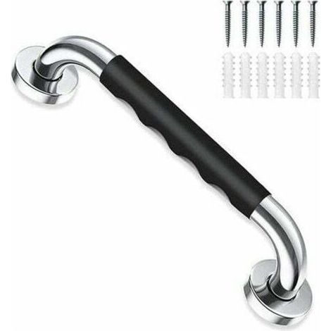Barre d'appui en acier inoxydable pour salle de bain, baignoire, douche, poignée de sécurité, barres d'appui de sécurité, barre d'appui en chrome pour salle de bain, baignoire, douche, cuisine, chambr (1/4)