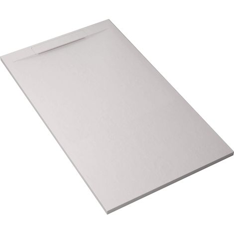 Piatto Doccia in Pietra Bonussi Ardesia Calcutta Bianco 70x100 cm (1/5)