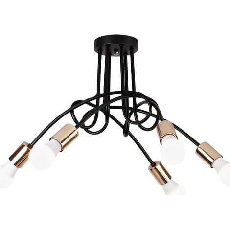 LAMPE PARADISE 5 BLACK GOLD APP518-5C (1/5)
