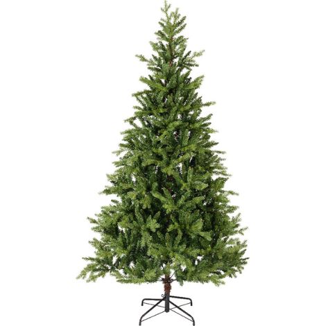KLULK Albero Di Natale Merano 180 cm, Diametro 112 Cm, Apertura Ad Ombrello, Ignifugo, Garanzia 12 Anni