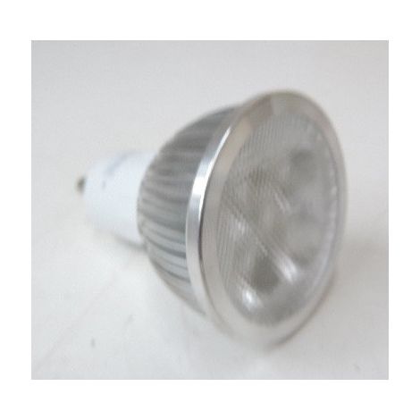 Ampoule LED 4W blanc froid 6000K 323lm culot GU10 230V non-dimmable coque noire faisceau 25° D-SPOT (1/3)