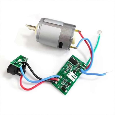 Ersatzmotor (7200 U/min) für elektrische Haarschneidemaschinen: Leiterplatte + Motorplatine (1/5)